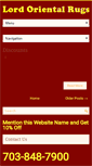 Mobile Screenshot of lordorientalrugs.com